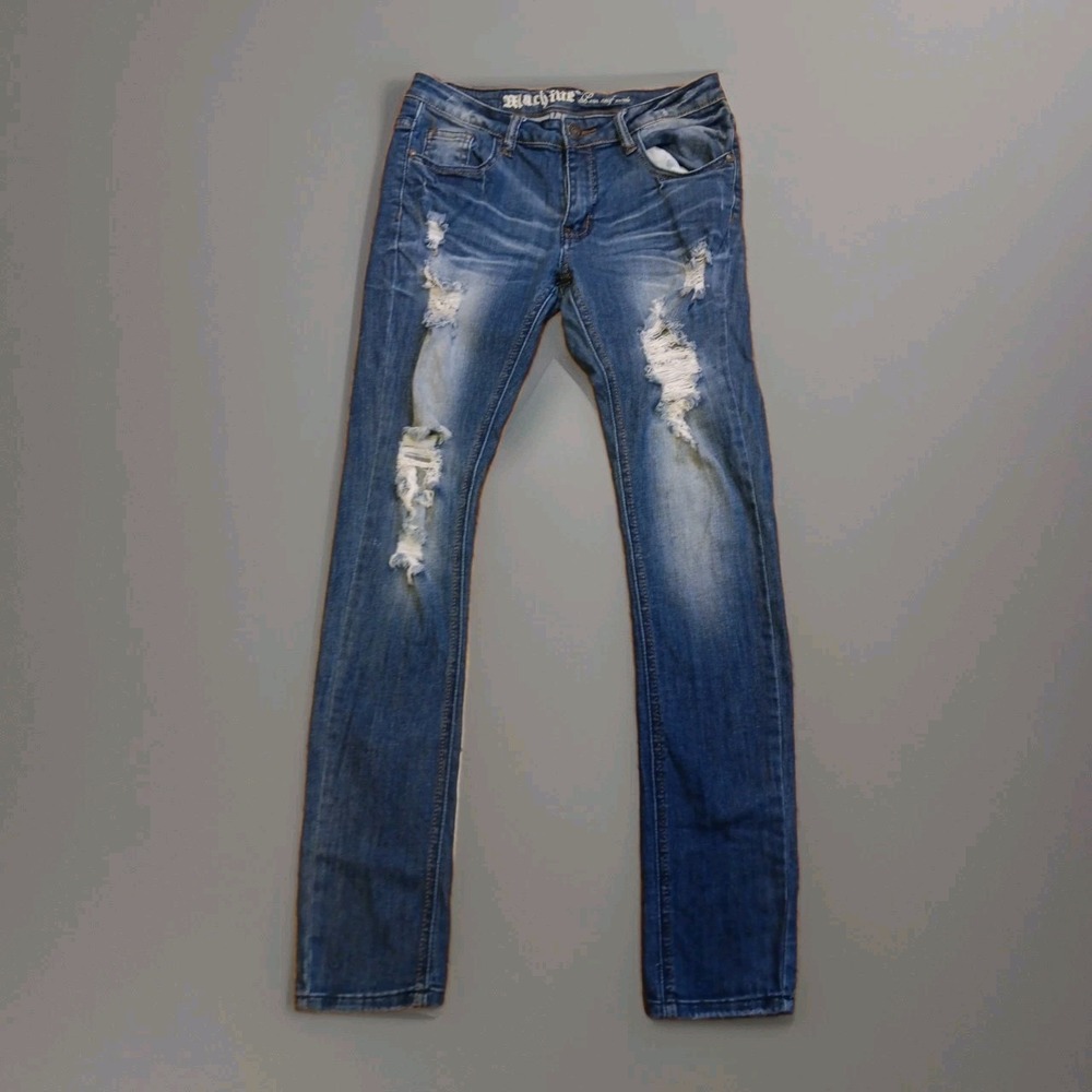Machine Nouvelle Mode Women's Jeans Size 9  30 Usa Blue Denim Y2K Grunge British